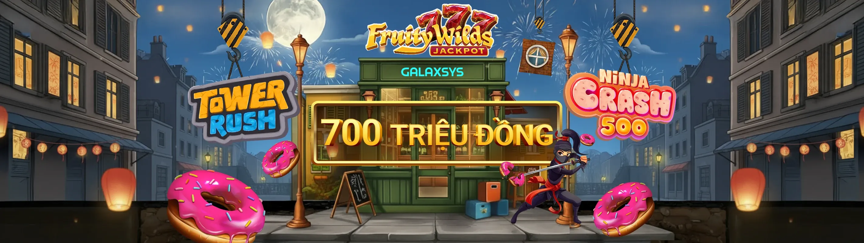 Hình ảnh chính của Nổ Hũ Sumclub, với các biểu tượng slot và giải độc đắc